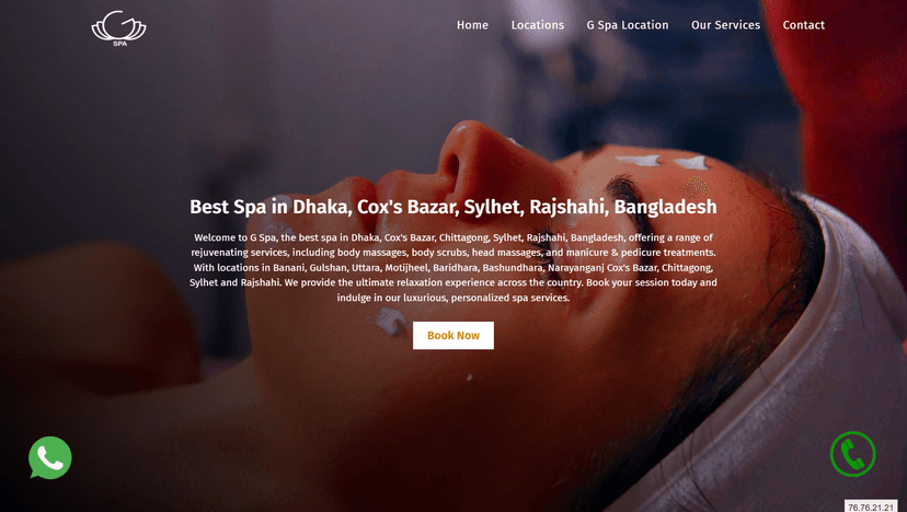 G Spa – Luxury Spa Services in Bangladesh