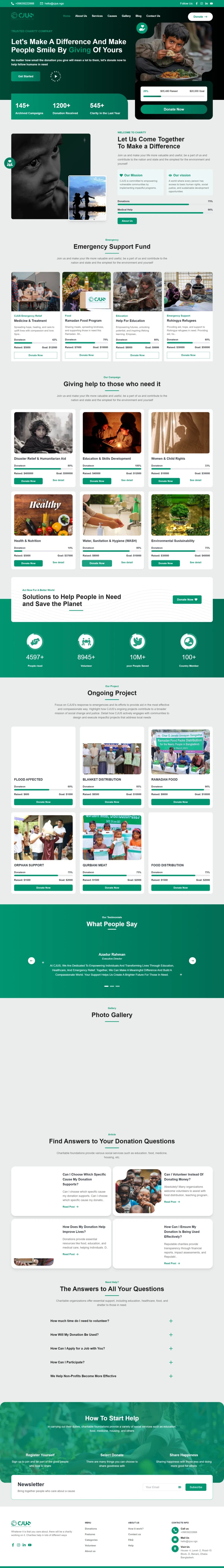 CJUS – Charity & Community Platform